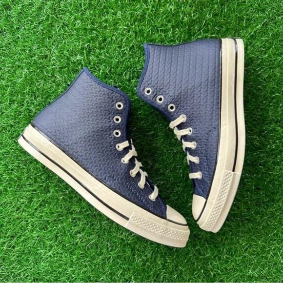 🍀New Converse Chuck Taylor All Star Chuck 70 Hi Midnight Navy - Picture 5 of 7